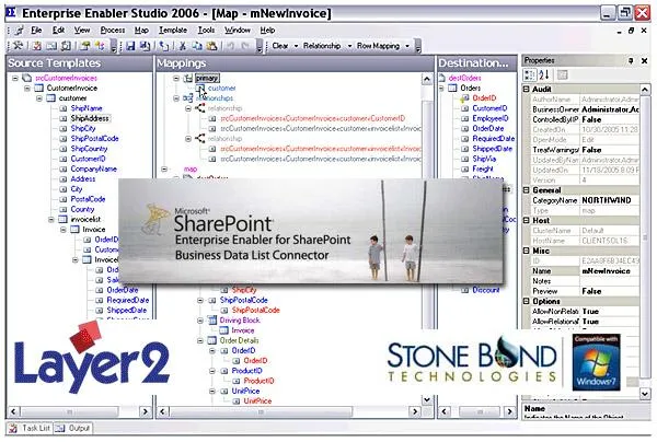 Enterprise Enabler und Business Data List Connector verbinden beliebige Datenquellen mit SharePoint Listen Bild: Enterprise Enabler und Business Data List Connector verbinden beliebige Datenquellen mit SharePoint Listen