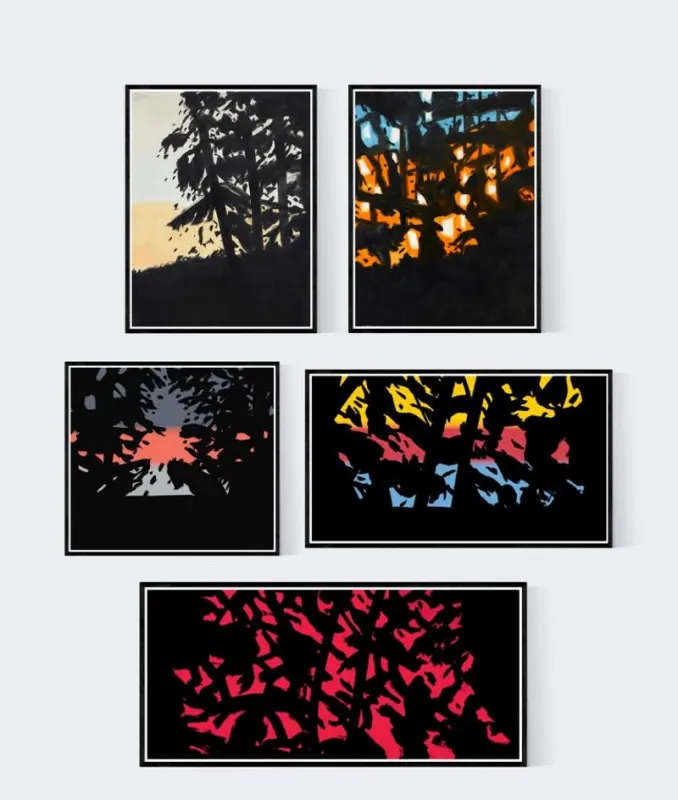 Alex Katz Landscapes - Sunset - Sunrise Portfolio