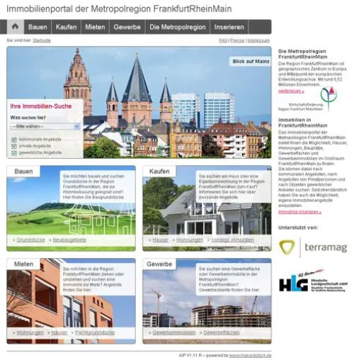 Bild: Metropolregion FrankfurtRheinMain startet eigenes Immobilienportal