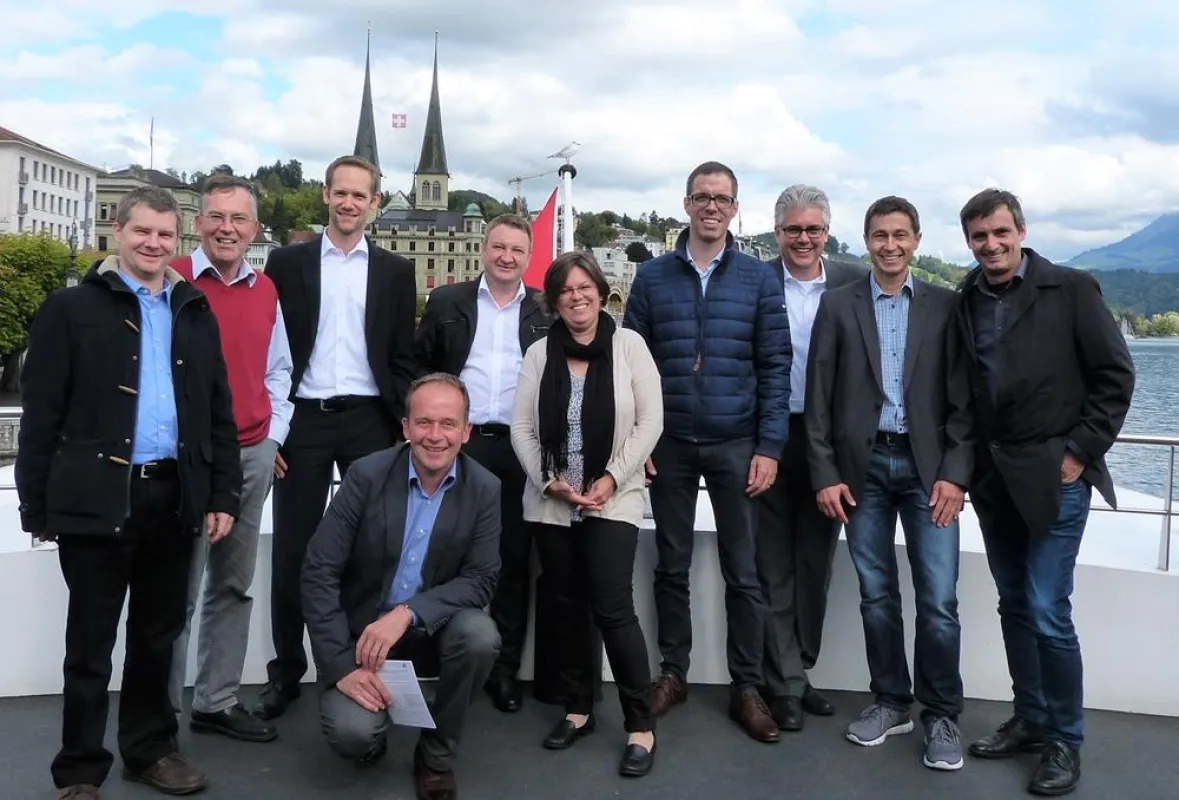 Rundfahrt auf dem Vierwaldstädter See der Clustermanager aus der Schweiz, Österreich und Deutschland