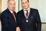 Präsident Usbekistans empfing den Boxweltmeister Ruslan Chagaev Bild: Präsident Usbekistans empfing den Boxweltmeister Ruslan Chagaev