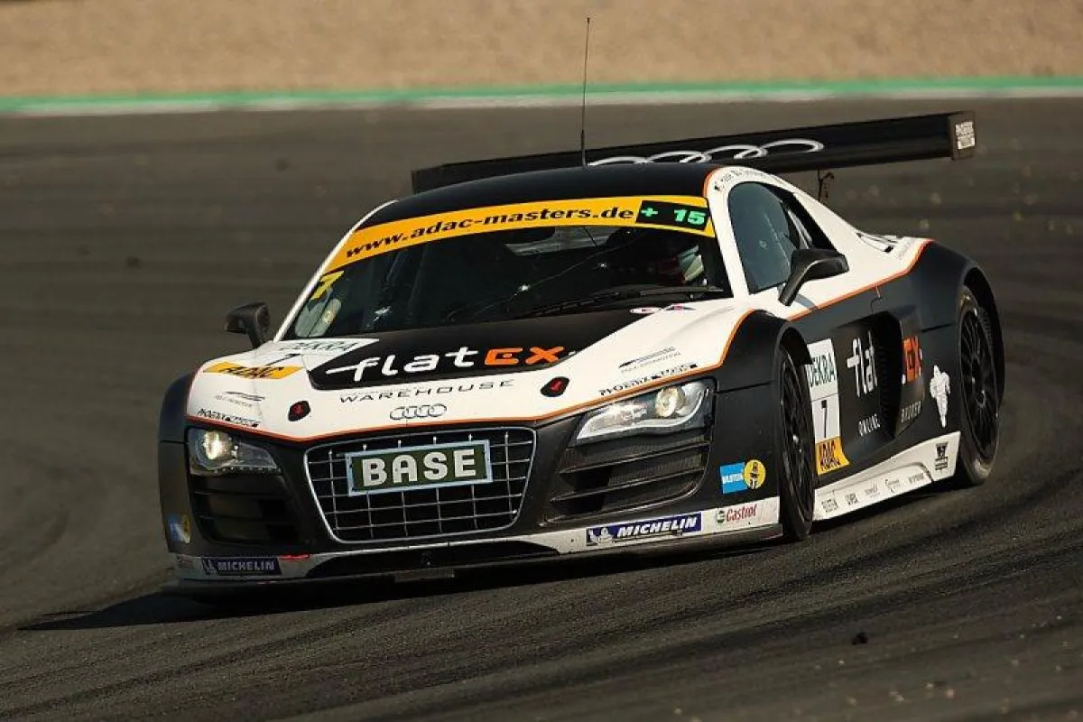 Christopher Haase mit Team Phoenix im AUDI R8 LMS beim ADAC GT Masters 2011