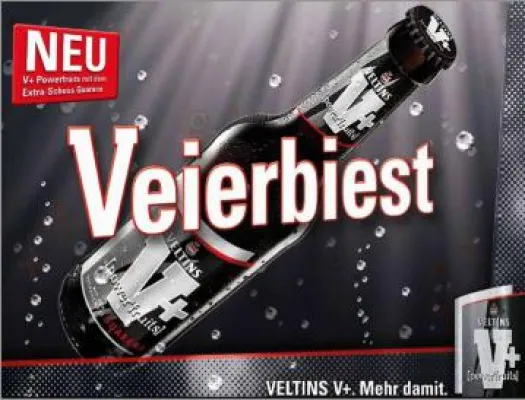 Bild: "Veierbiest" holt sich die Gladiolen / Veltins V+ wird PoS-PÜlakat des Monats