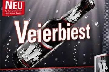 Bild: "Veierbiest" holt sich die Gladiolen / Veltins V+ wird PoS-PÜlakat des Monats