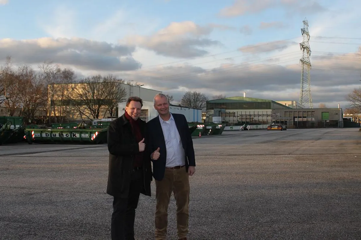 Stefan Eggers (links), Stiftung Initiative Courage und Thomas Buhck