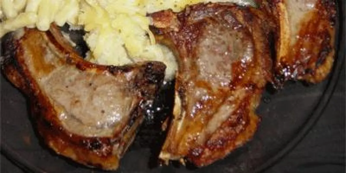 Lammkoteletts aus der Bratpfanne