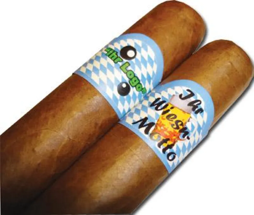 Weiß-blaue Oktoberfest-Zigarre