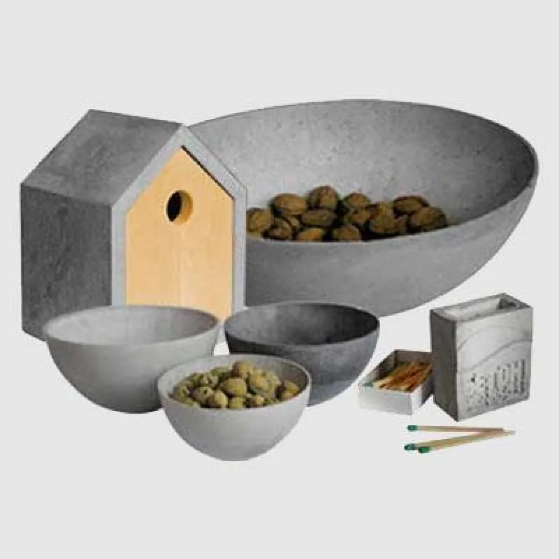 Accessoires aus Beton. Foto: BETONIU