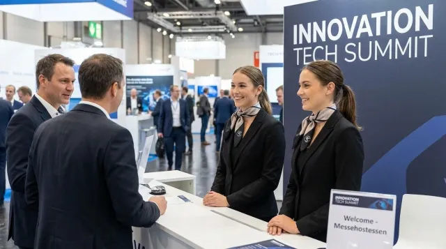 Bild: Messehostessen mit höchsten Qualitätsansprüchen prägen die moderne Eventbranche