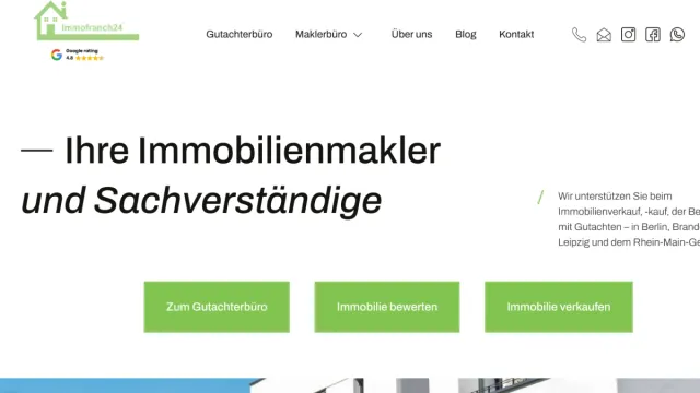Bild: Immobiliengutachter Berlin - Immofranch24 GmbH