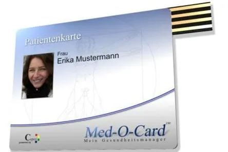 Med-O-Card – der USB-Tresor für die persönlichen Gesundheitsdaten Bild: Med-O-Card – der USB-Tresor für die persönlichen Gesundheitsdaten