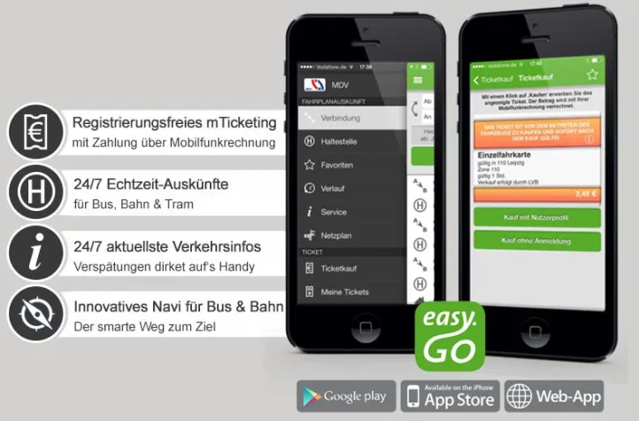 Bild: Update bringt Runderneuerung der easy.GO-App