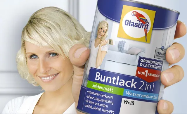 Bild: Buntlack 2in1 von Glasurit®: Grundieren und Lackieren in einem einzigen Schritt