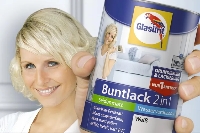 Bild: Buntlack 2in1 von Glasurit®: Grundieren und Lackieren in einem einzigen Schritt