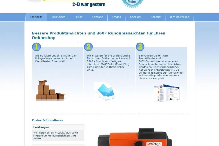 Mehr Umsatz und weniger Retouren für Online Shops durch 360° Produktansichten Bild: Mehr Umsatz und weniger Retouren für Online Shops durch 360° Produktansichten