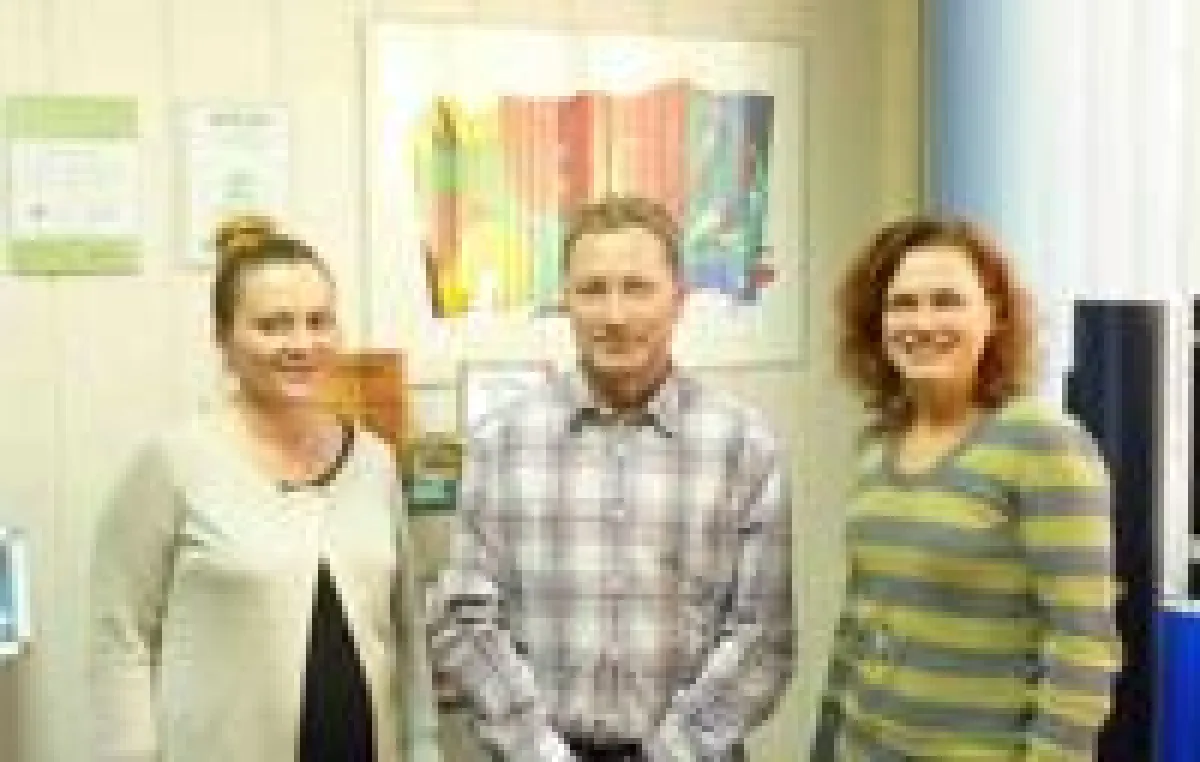 V.l.n.r.: Daniela Scheidung (Vertrieb), Achim Zapke (Key Account) und Eva Engel (Marketing).