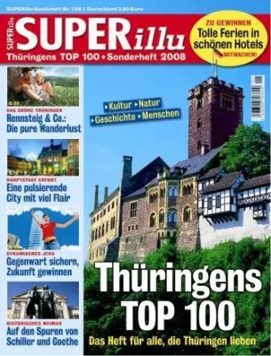 SUPERillu-Sonderheft präsentiert „Thüringens TOP 100“ Bild: SUPERillu-Sonderheft präsentiert „Thüringens TOP 100“