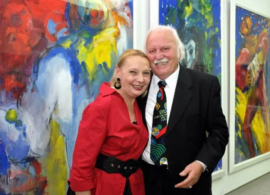 Bild: Großes Besucherinteresse am neuen Kunstmuseum Manfred Luz in Ammerbuch-Entringen