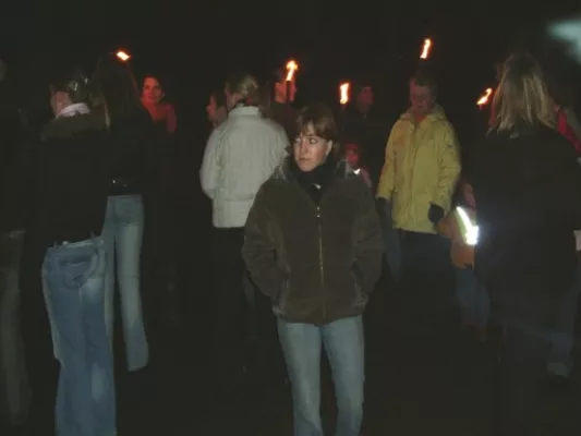 Bild: FIRST-TEAM Winterwanderung 2006 mit Überraschung