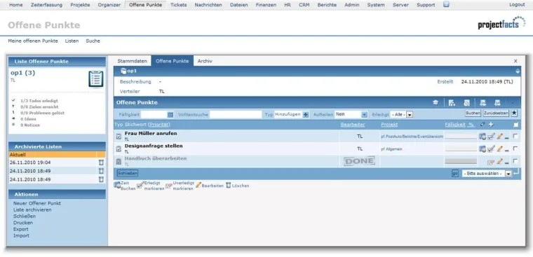 Bild: projectfacts 3 – Das Koordinationswunder