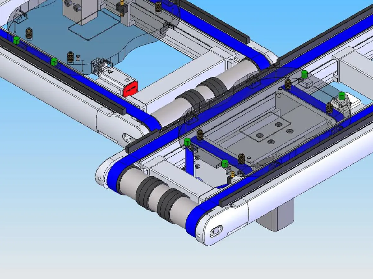 Der Motor des neuen Transportsystems ist in die Antriebswelle integriert und hat damit keine Störkon