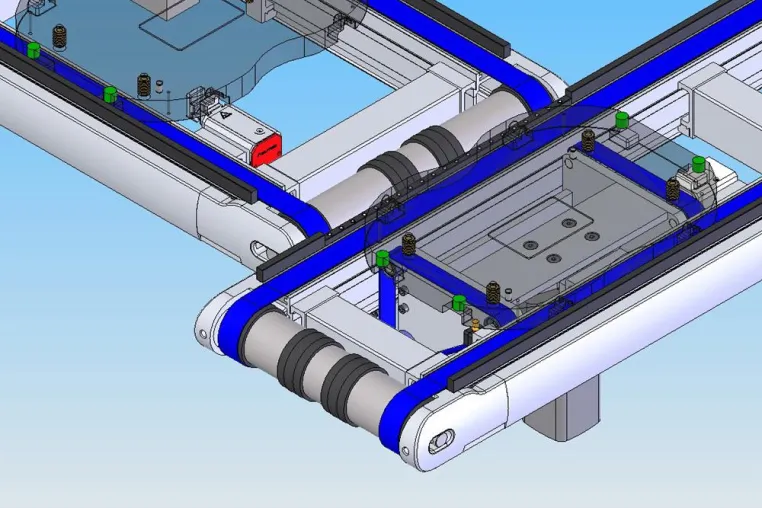 Bild: Neues Transportsystem von Montech spart Zeit bei Inbetriebnahme