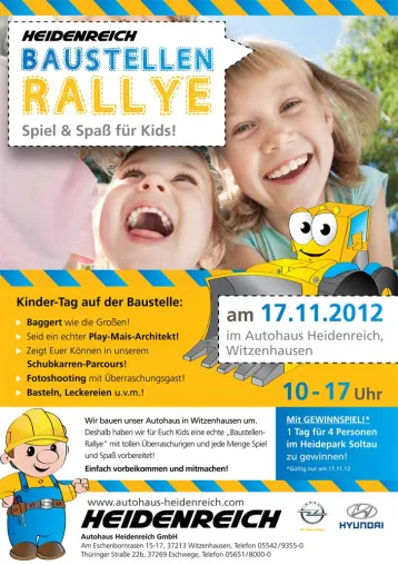 Hier sind angehende Baumeister gefragt Bild: Hier sind angehende Baumeister gefragt