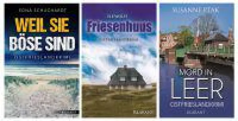 Bild: Ostfrieslandkrimi -Taschenbücher aus dem Klarant Verlag