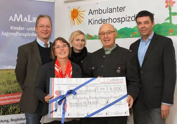 Bild: Krumbach Familienstiftung unterstützt den Kinderhospizdienst