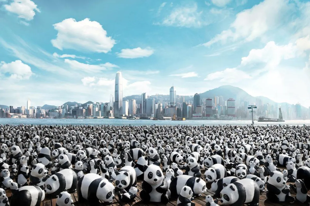 Für einen guten Zweck: Die Pandas sind in Hongkong los I © Hong Kong Tourism Board 2014