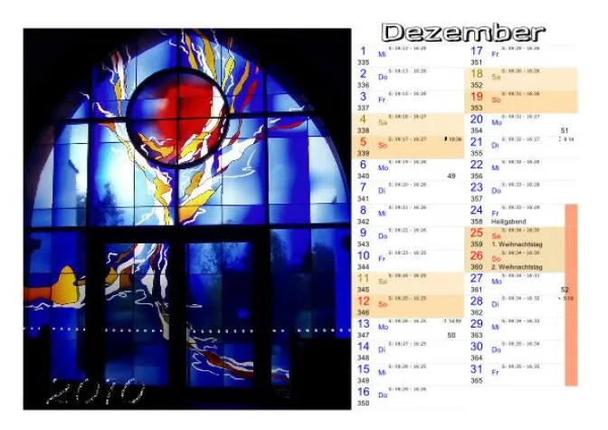 Bild: Heyer`s Kalender-Studio: Neue Version 3 jetzt mit Neuen Kalendern und vielen Vorlagen
