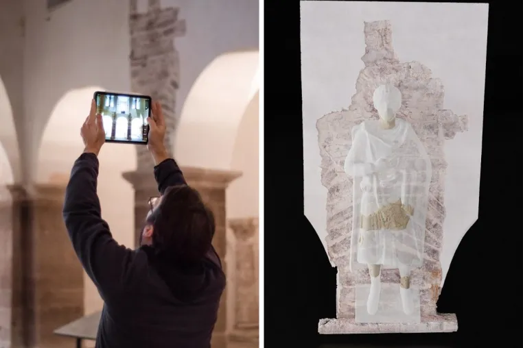 Bild: Fraunhofer IGD visualisiert historischen Zustand des Klosters Corvey mittels Augmented Reality
