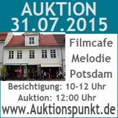 Auktion Ausstattung Filmcafé Melodie am 31.07.2015 in Potsdam Bild: Auktion Ausstattung Filmcafé Melodie am 31.07.2015 in Potsdam