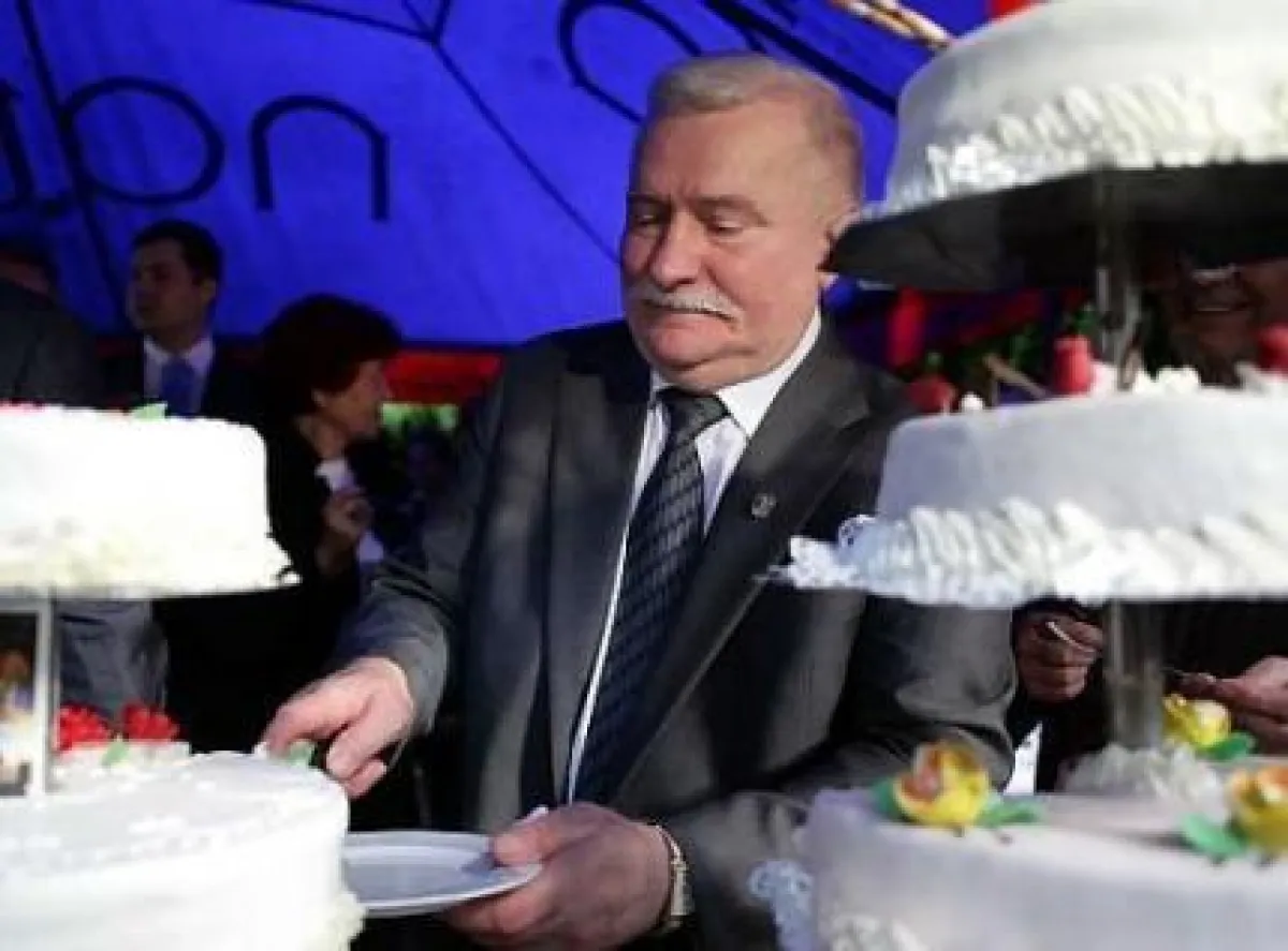 Lech Walesa ist Geburtagsgast