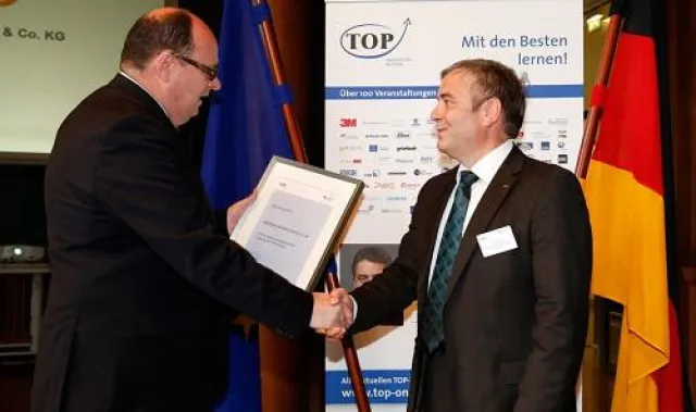 AMF erfolgreich ausgezeichnet beim Unternehmertreffen TOP in Berlin Bild: AMF erfolgreich ausgezeichnet beim Unternehmertreffen TOP in Berlin