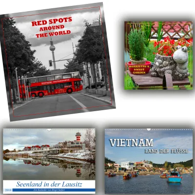 Bild: Kalender 2021 - Eyecatcher in Rot - Bilder aus der Welt oder von ganz nah?