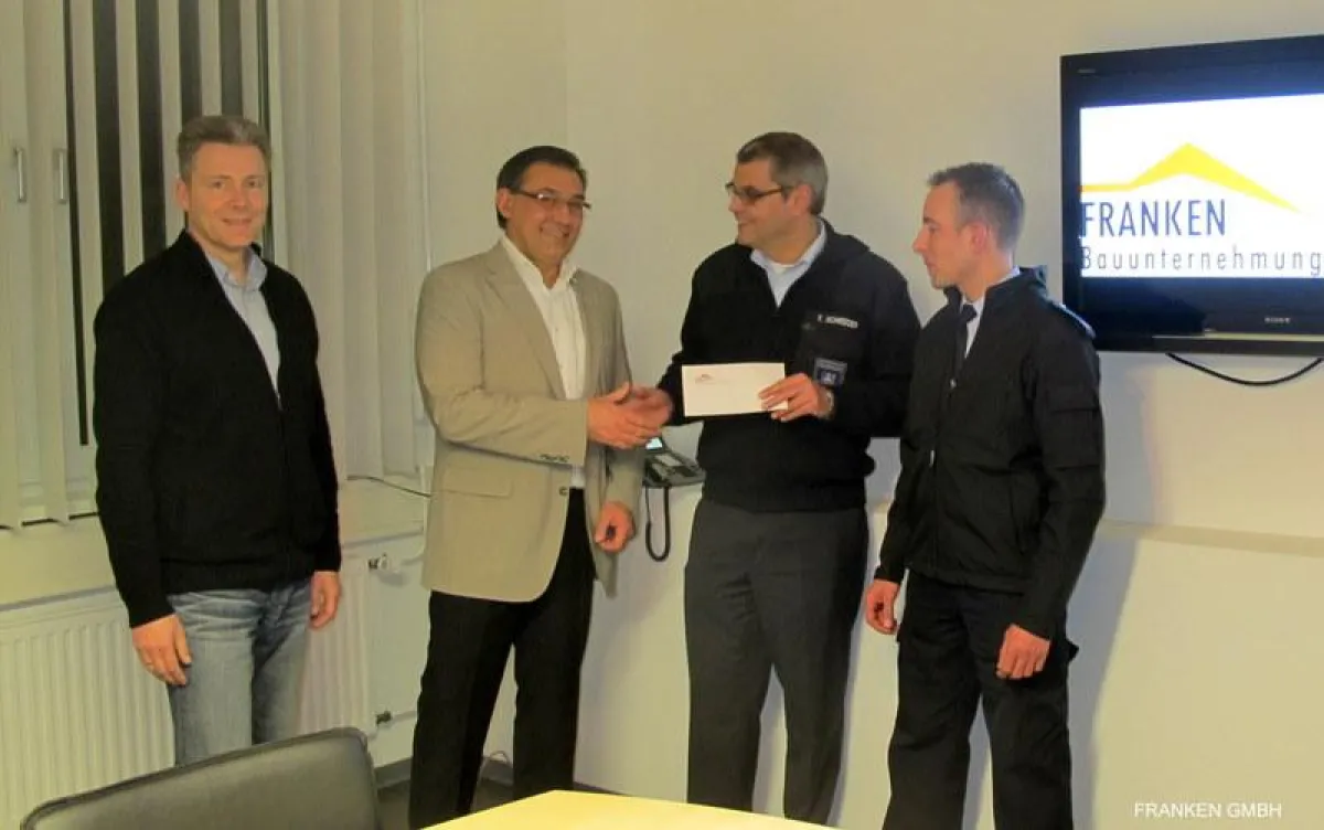 v. li. Oliver Feinauer, Rainer Franken, Theo Schröder, Frank Lohrum