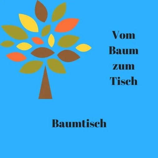 Vom Baum zum Tisch: Baumtisch Bild: Vom Baum zum Tisch: Baumtisch