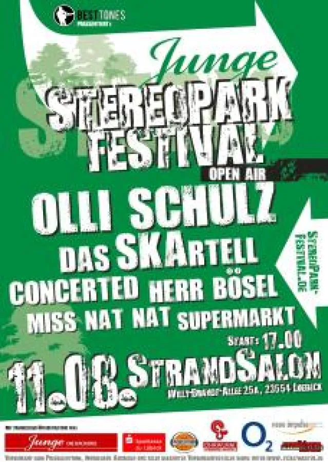 Junge STEREOPARK Festival OPEN AIR - Festivalplakat