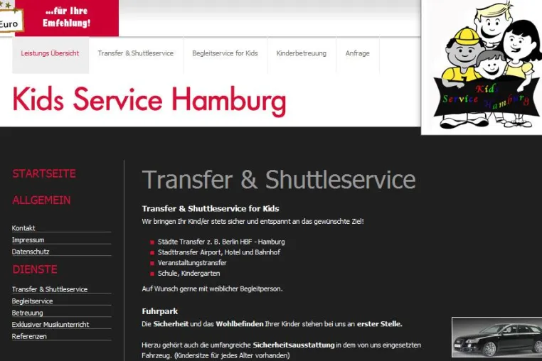Exklusiver Escort und Shuttleservice für Kinder Bild: Exklusiver Escort und Shuttleservice für Kinder