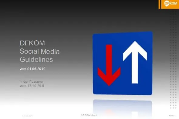 Social Media Guidelines veröffentlicht Bild: Social Media Guidelines veröffentlicht