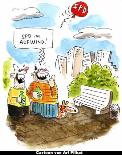 Bild: Die SPD im Aufwind und die Schweinegrippe-Impfungen sind Schwerpunktthemen der Karikaturen vom heutigen Tage