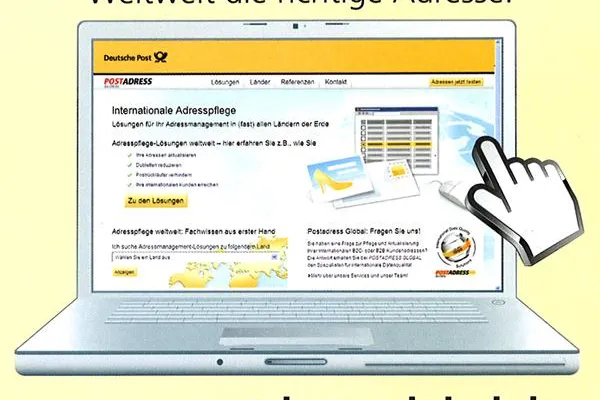 Bild: Neue Website zur internationalen Kundendaten-Qualität - Deutsche Post Adress startet Adresspflege-Portal