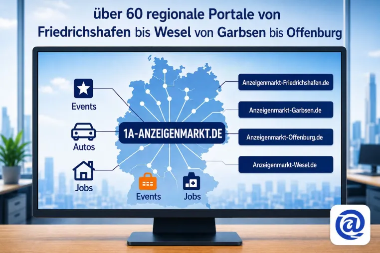 Bild: Regionale Anzeigenmärkte in Friedrichshafen verbessern die Auffindbarkeit lokaler Angebote