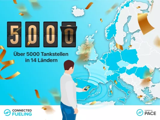 Bild: PACE baut die europäische Marktführung für Mobile Payment direkt an der Zapfsäule weiter aus! 