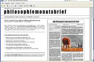 Bild: Philosophie im Netz - Bonner Agentur für Kommunikation und PR betreut Homepage des Philosophiemonatsbriefes