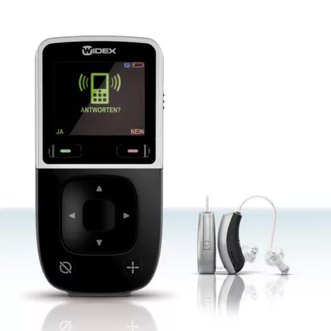 IFA 2011: Das Zubehörprogramm Widex TV-Dex und Mobile-Dex für mobile Kommunikation mit Hörgeräten Bild: IFA 2011: Das Zubehörprogramm Widex TV-Dex und Mobile-Dex für mobile Kommunikation mit Hörgeräten