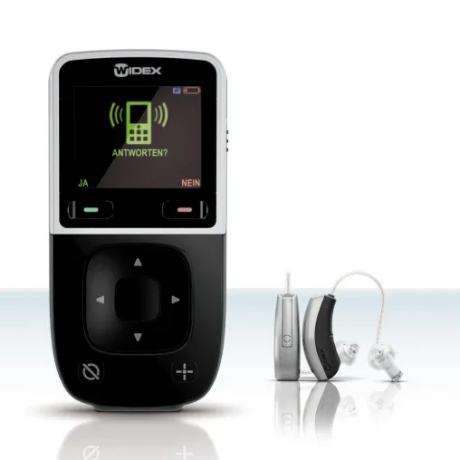 Bild: IFA 2011: Das Zubehörprogramm Widex TV-Dex und Mobile-Dex für mobile Kommunikation mit Hörgeräten