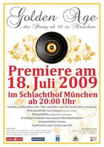 Bild: Golden Age - die Party ab 40 in München (PREMIERE)