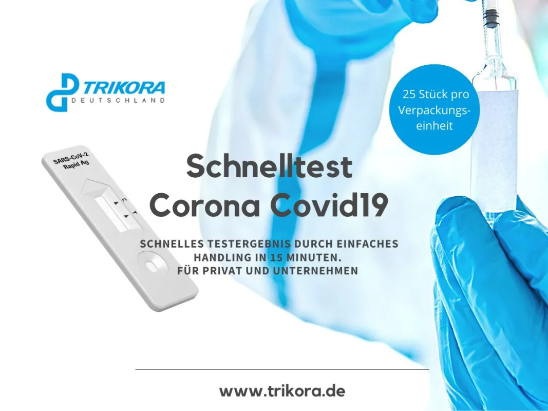CORONA Schnelltests von TRIKORA Deutschland (© Trikora Deutschland GmbH)